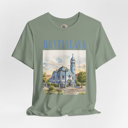Bratislava Watercolor Church T-Shirt