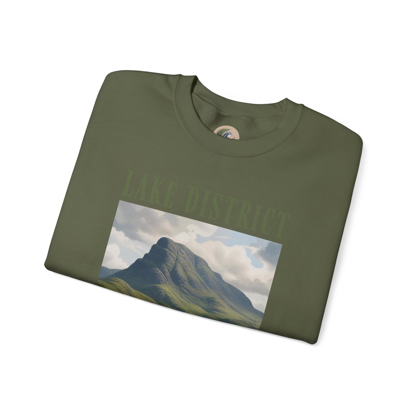 Lake District Scenic Sweatshirt — Vintage Landscape Crewneck
