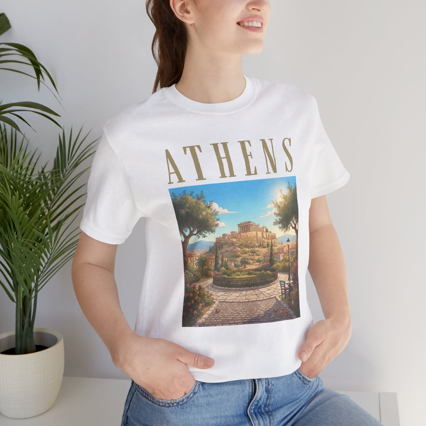 Athens Scenic Tee — Vintage Acropolis Travel T‑Shirt