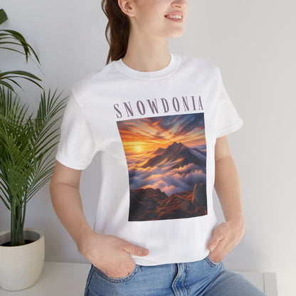 Snowdonia Mountain Sunset T‑Shirt