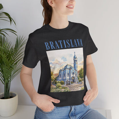 Bratislava Watercolor Church T-Shirt