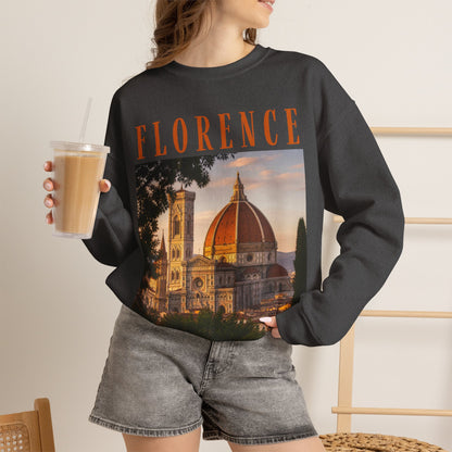 Florence Duomo Crewneck Sweatshirt – Vintage Travel Graphic
