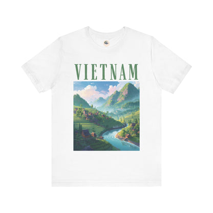 Vietnam Scenic Tee — Vintage Mountain River Travel T-Shirt