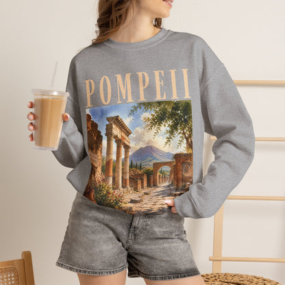 Pompeii Ruins Vintage Crewneck Sweatshirt