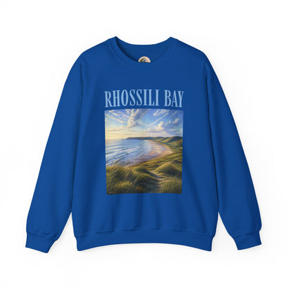 Rhossili Bay Scenic Crewneck Sweatshirt