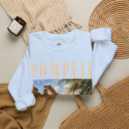 Pompeii Ruins Vintage Crewneck Sweatshirt