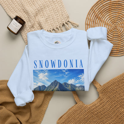 Glyderau Landscape - Snowdonia Mountain Crewneck Sweatshirt