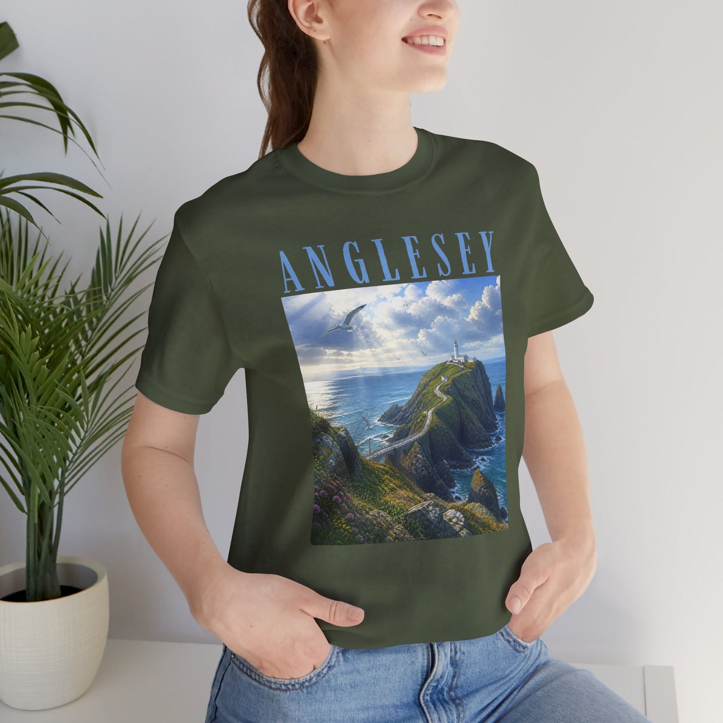 Anglesey Coastal T‑Shirt — Scenic Wales Landscape Tee