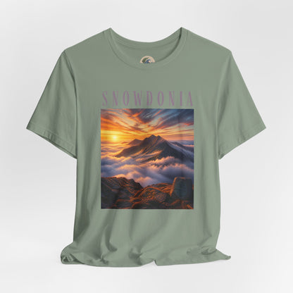 Snowdonia Mountain Sunset T‑Shirt