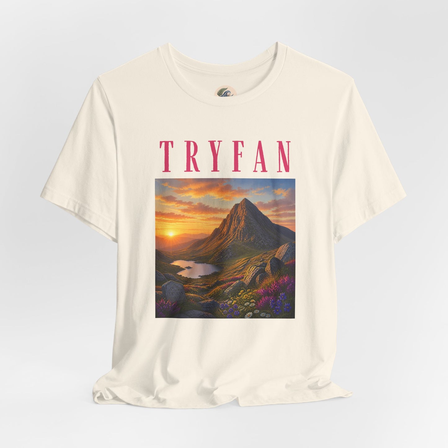 Tryfan Mountain Tee — Scenic Sunset Landscape T‑Shirt