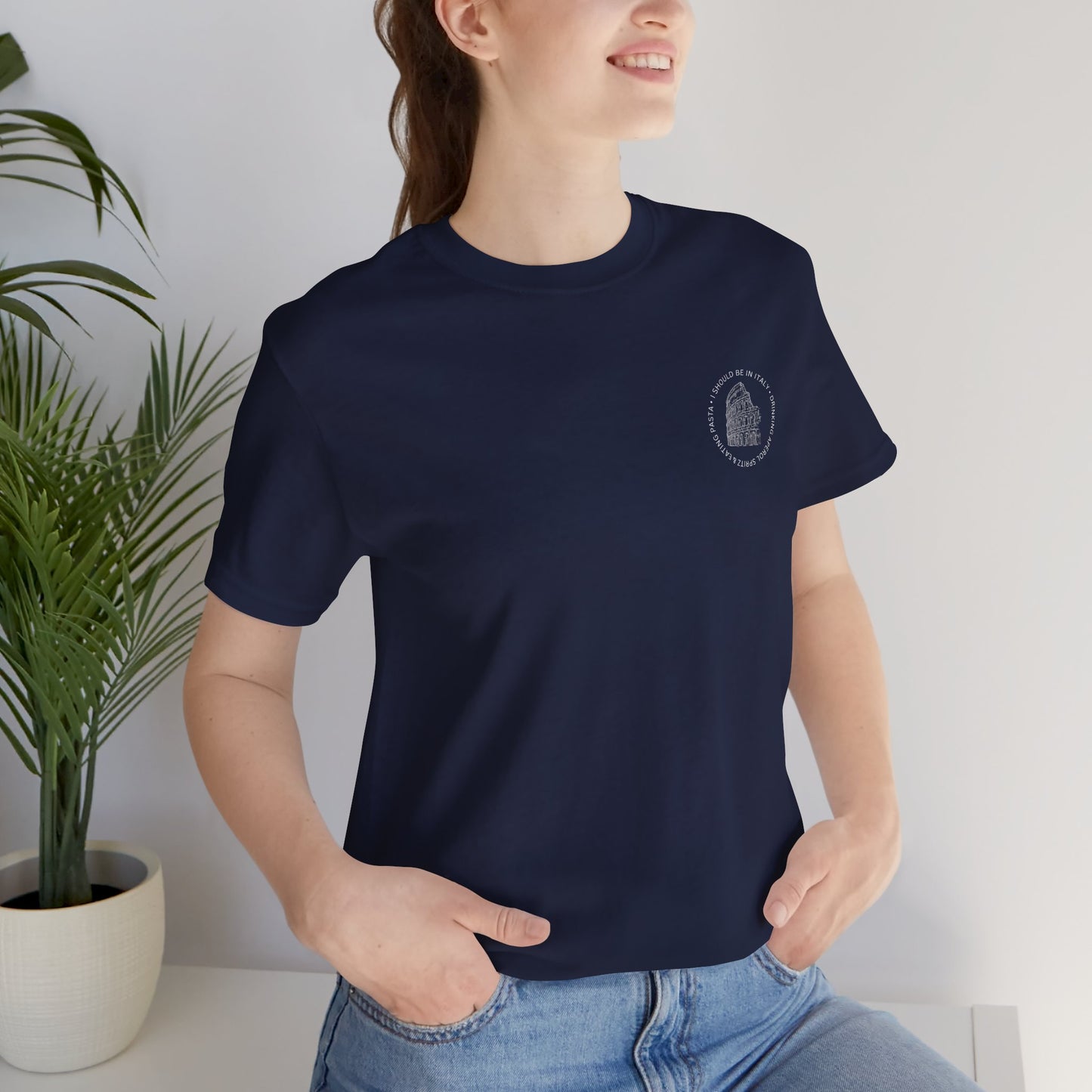 Aperol & Pasta Italy Tee — Minimalist Vintage Liberty Graphic T-Shirt