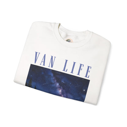 Van Life Sweatshirt – Cozy Camper Night Sky Crewneck