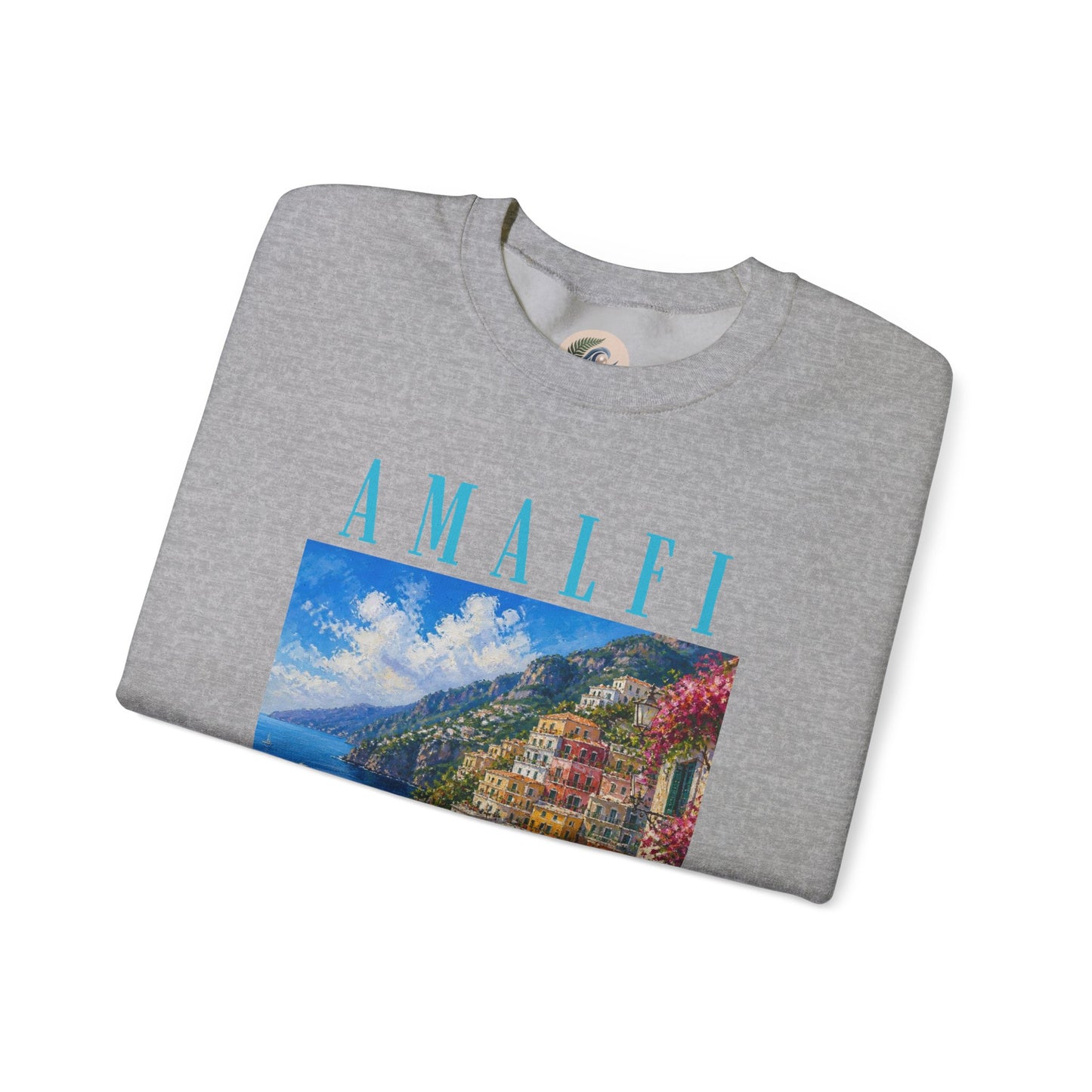 Amalfi Coast Scenic Crewneck Sweatshirt