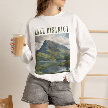 Lake District Scenic Sweatshirt — Vintage Landscape Crewneck