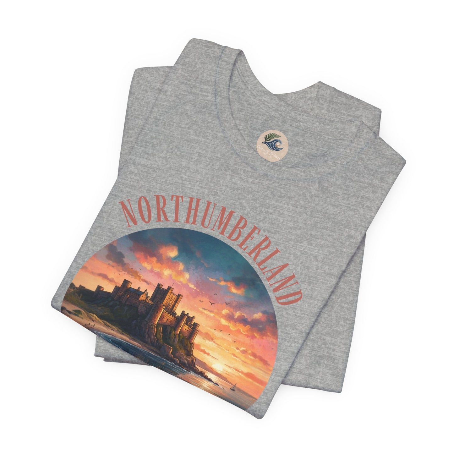 Northumberland Castle Sunset T‑Shirt