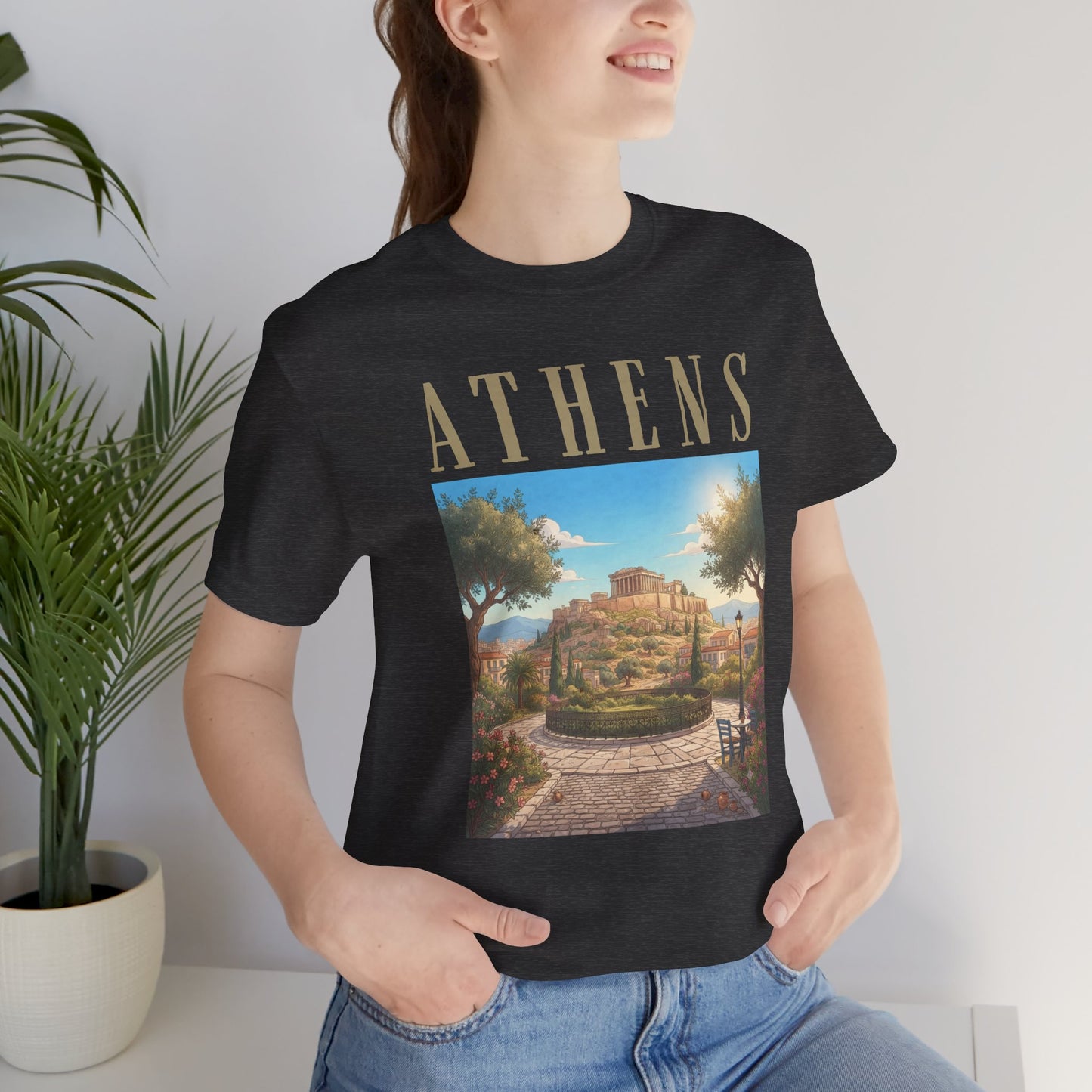 Athens Scenic Tee — Vintage Acropolis Travel T‑Shirt