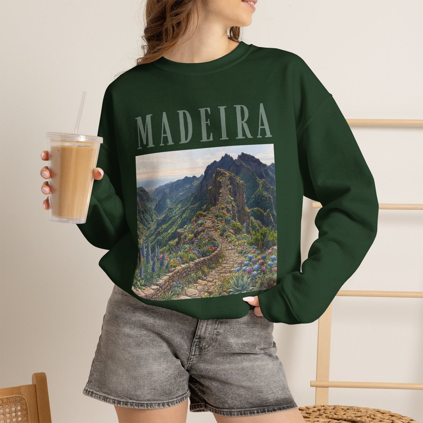 Madeira Mountain Trail Crewneck Sweatshirt
