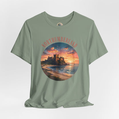 Northumberland Castle Sunset T‑Shirt