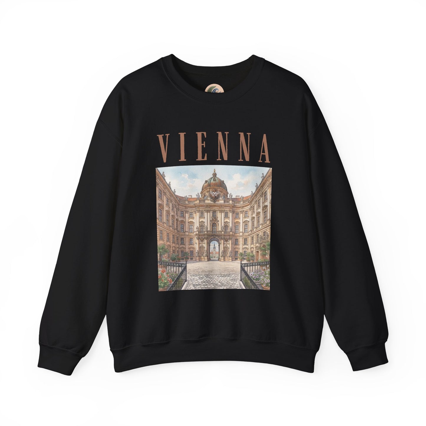 Vienna Palace Crewneck Sweatshirt — Vintage Vienna Travel Sweatshirt
