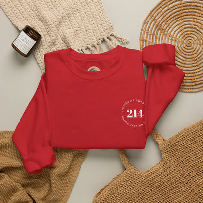 214 Wainwrights Minimalist Crewneck Sweatshirt — Small Chest Logo