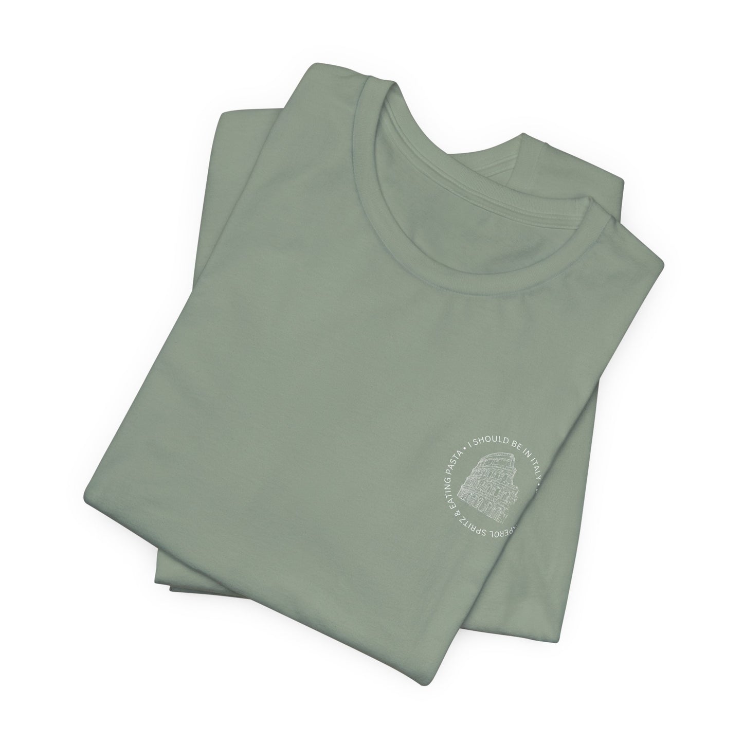 Aperol & Pasta Italy Tee — Minimalist Vintage Liberty Graphic T-Shirt