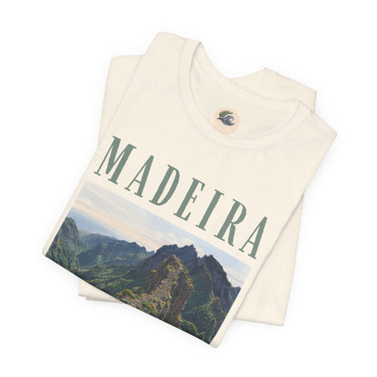 Madeira Stairway to Heaven Scenic Tee - Mountain Landscape Travel T-Shirt