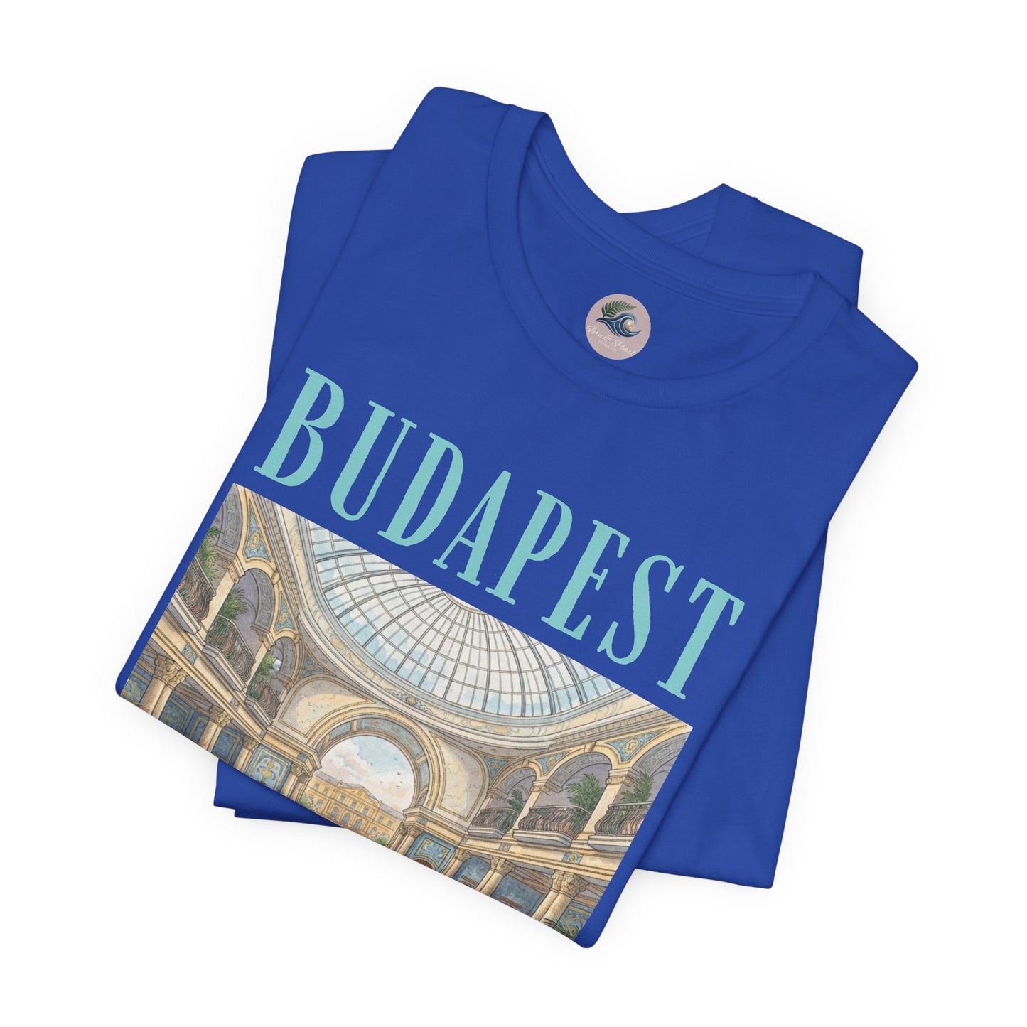 Budapest Thermal Baths Graphic Tee — Vintage Spa Travel T-Shirt