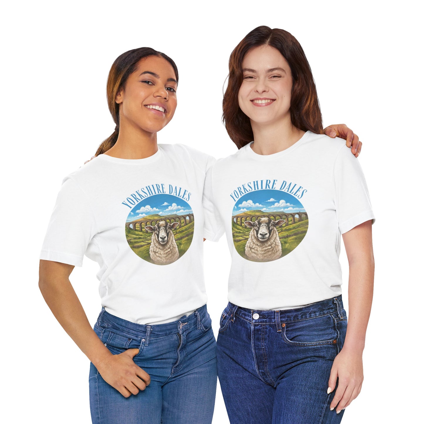 Yorkshire Dales Sheep T-Shirt — Scenic Countryside Tee
