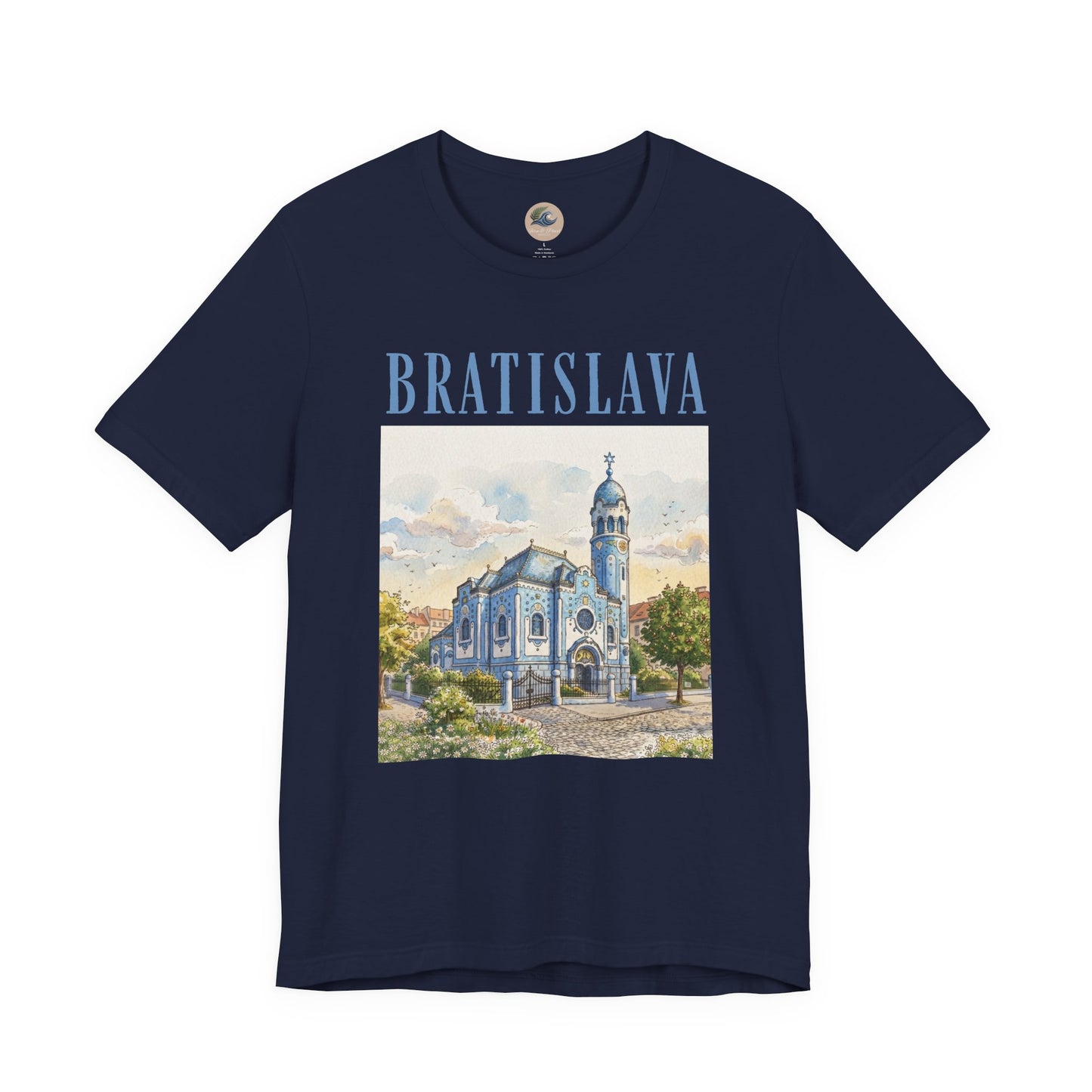 Bratislava Watercolor Church T-Shirt