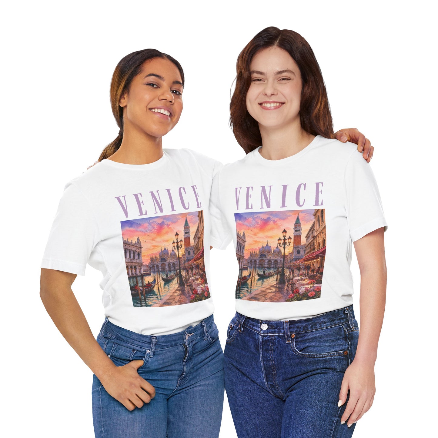 Venice Sunset Graphic Tee — Venice Italy Scenic T-Shirt