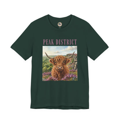 Peak District Highland Cow T‑Shirt