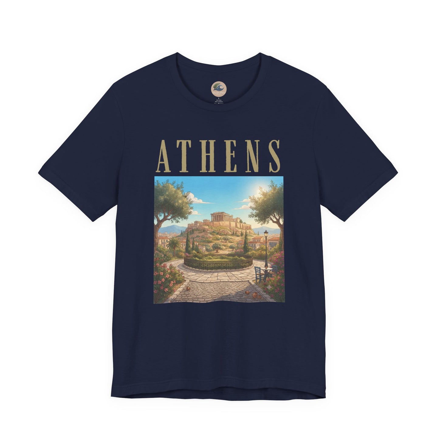 Athens Scenic Tee — Vintage Acropolis Travel T‑Shirt