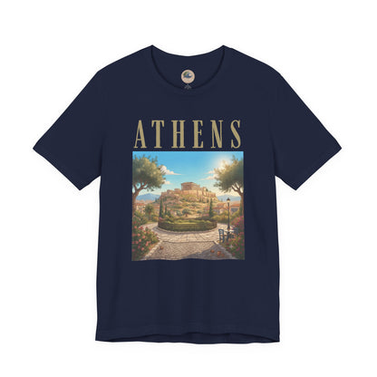 Athens Scenic Tee — Vintage Acropolis Travel T‑Shirt