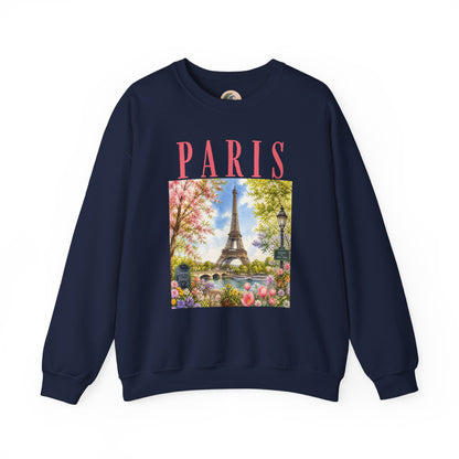 Paris Floral Eiffel Sweatshirt