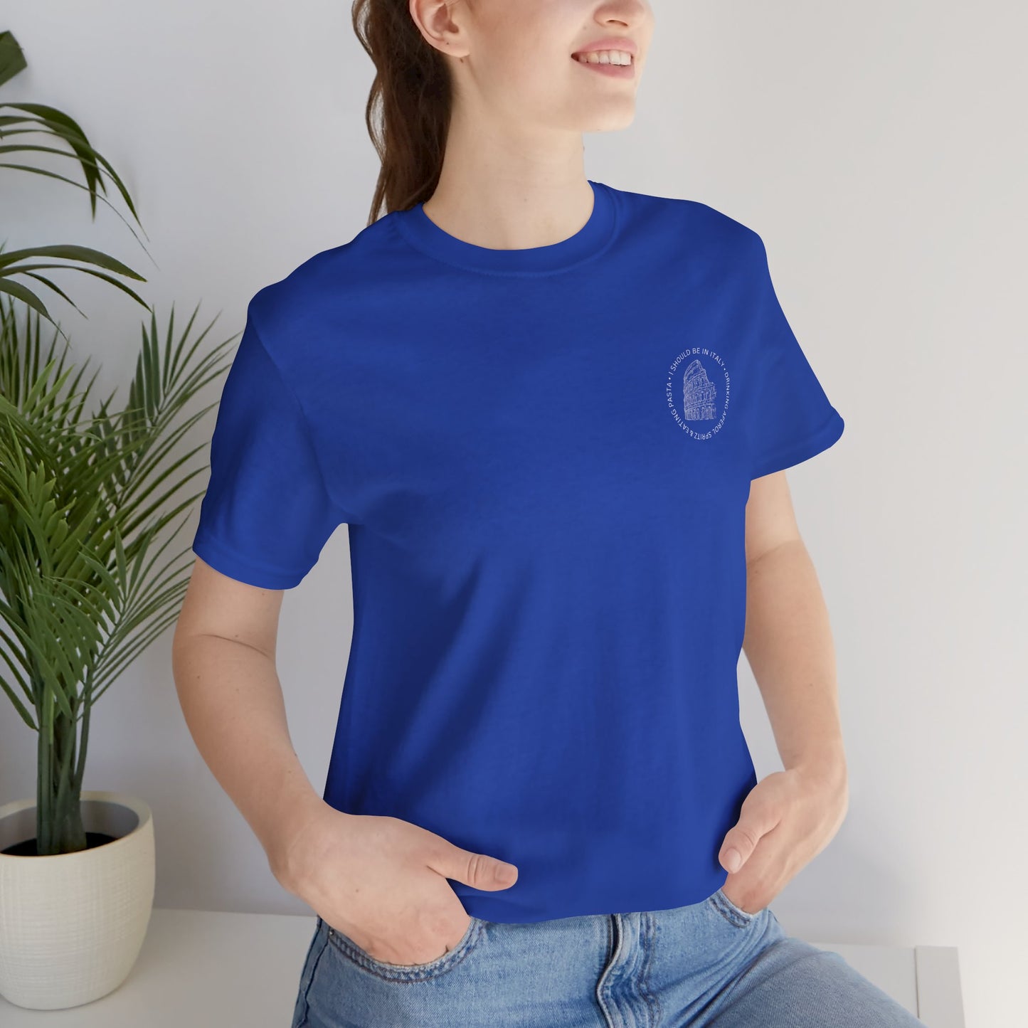 Aperol & Pasta Italy Tee — Minimalist Vintage Liberty Graphic T-Shirt