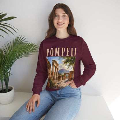 Pompeii Ruins Vintage Crewneck Sweatshirt