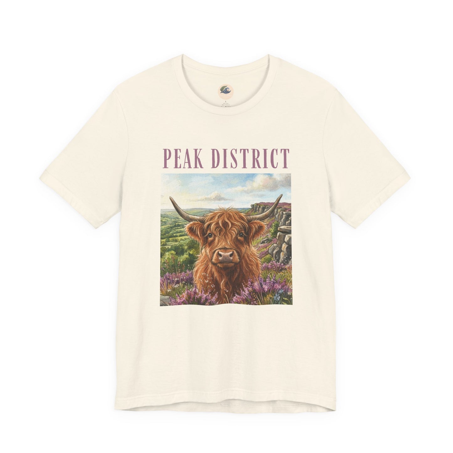 Peak District Highland Cow T‑Shirt