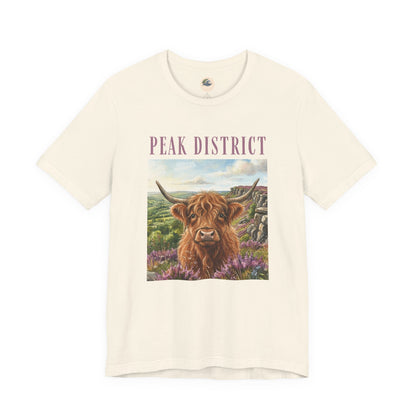 Peak District Highland Cow T‑Shirt