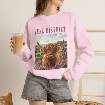 Peak District Highland Cow Sweatshirt