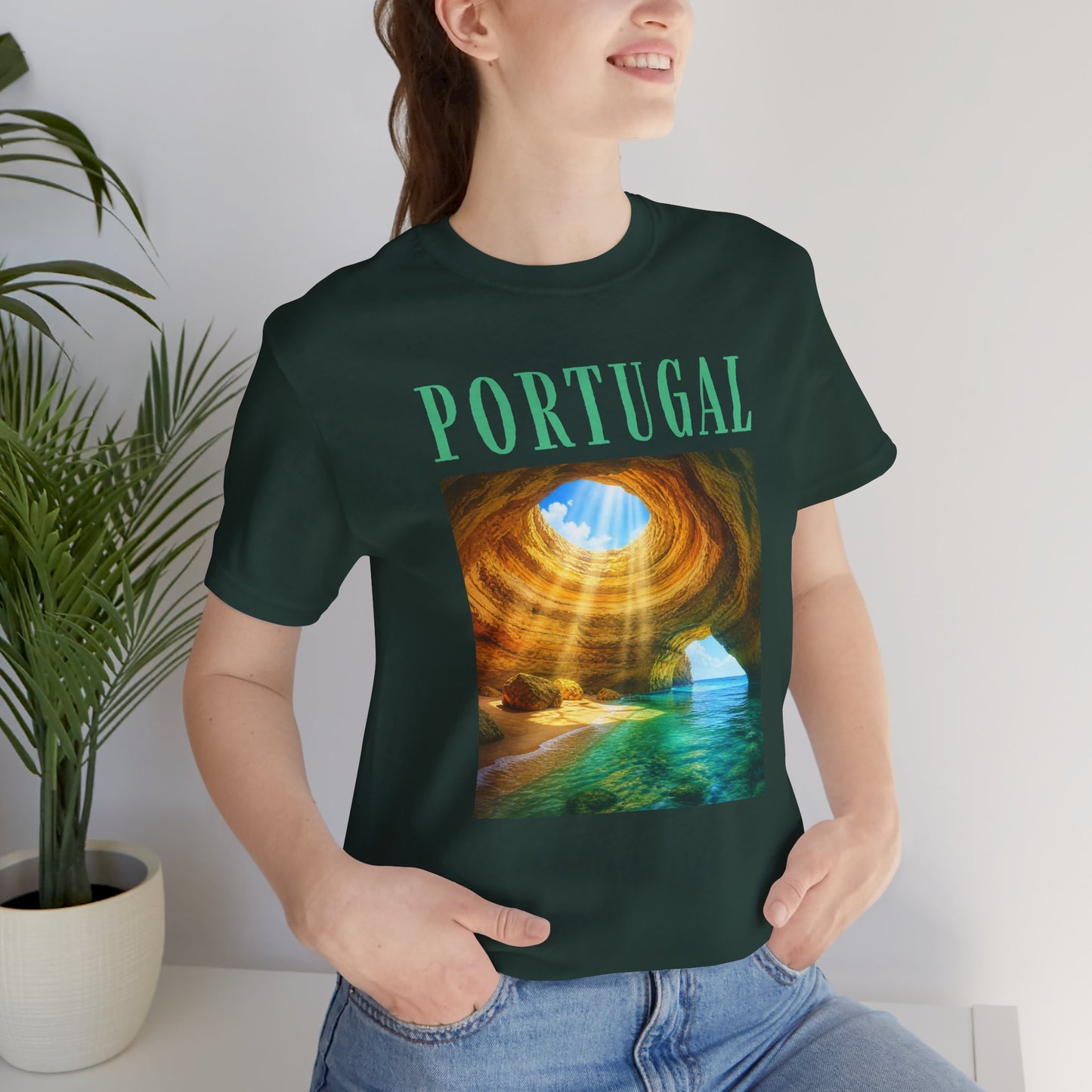 Portugal Benagil Cave Graphic Tee