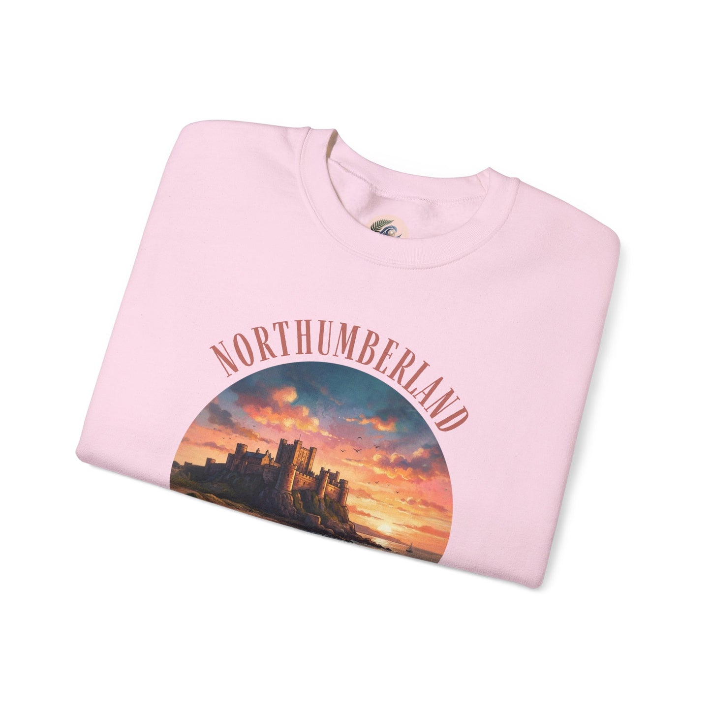 Northumberland Castle Sweatshirt — Scenic Sunset Crewneck