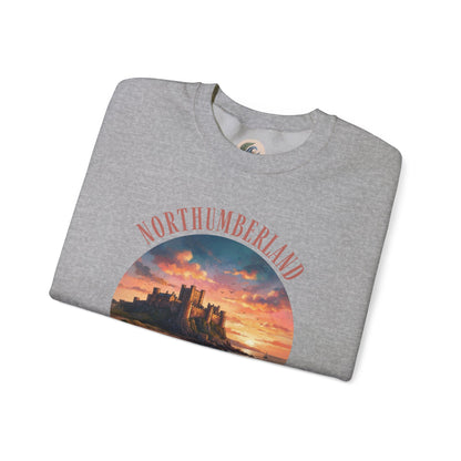 Northumberland Castle Sweatshirt — Scenic Sunset Crewneck