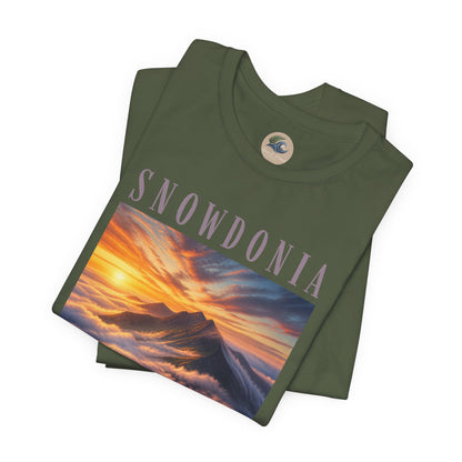 Snowdonia Mountain Sunset T‑Shirt
