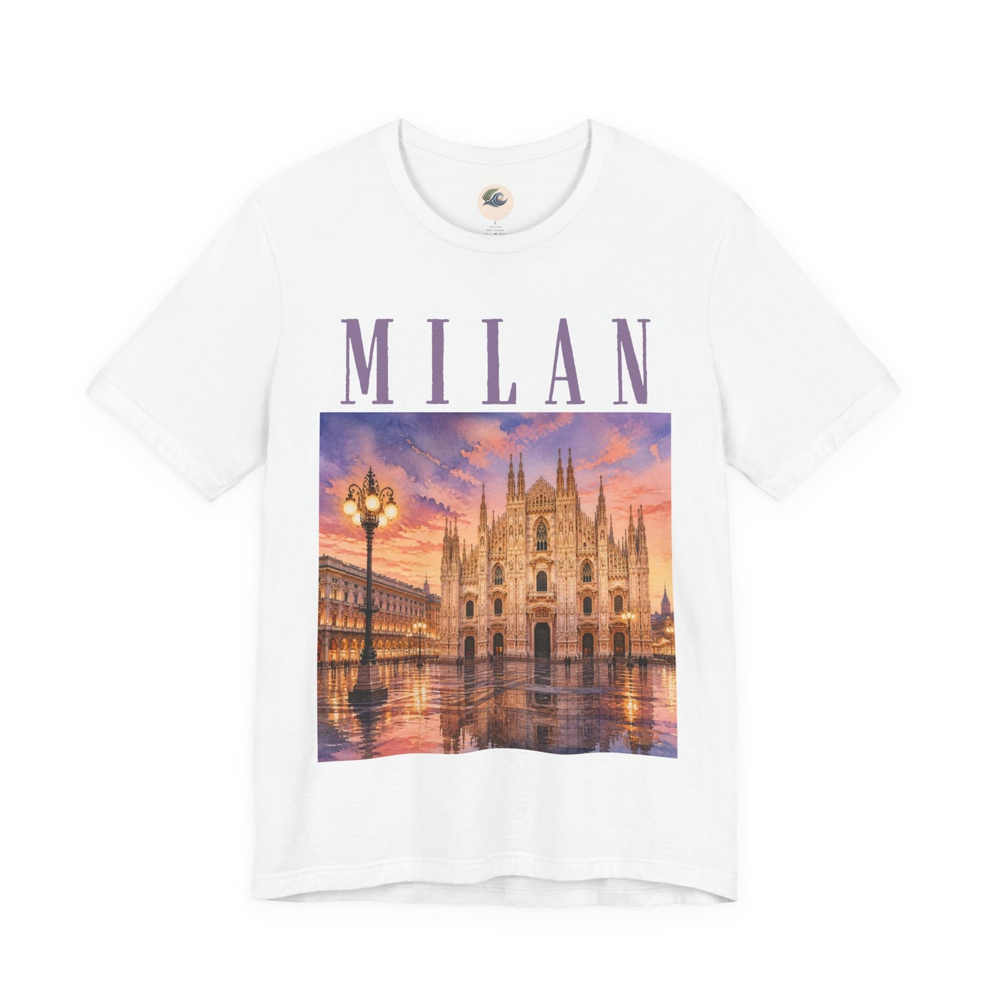 Milan Cathedral Photo Tee – Duomo di Milano Sunset T-Shirt