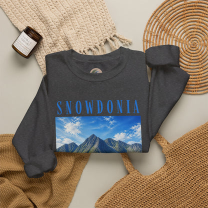 Glyderau Landscape - Snowdonia Mountain Crewneck Sweatshirt