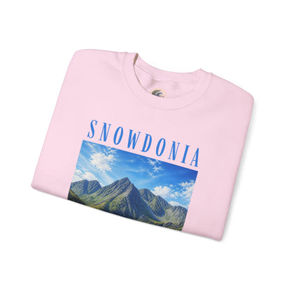 Glyderau Landscape - Snowdonia Mountain Crewneck Sweatshirt