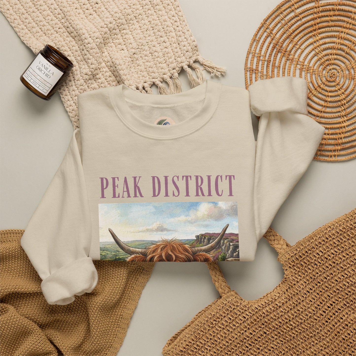 Peak District Highland Cow Sweatshirt