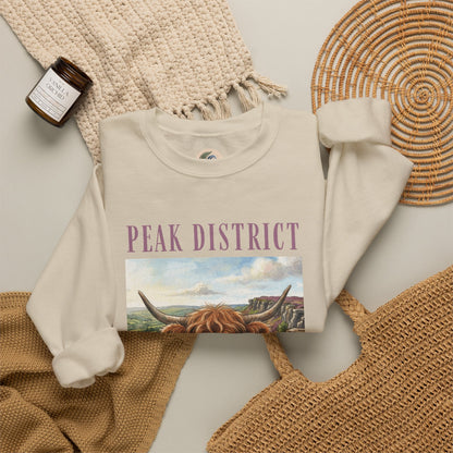 Peak District Highland Cow Sweatshirt