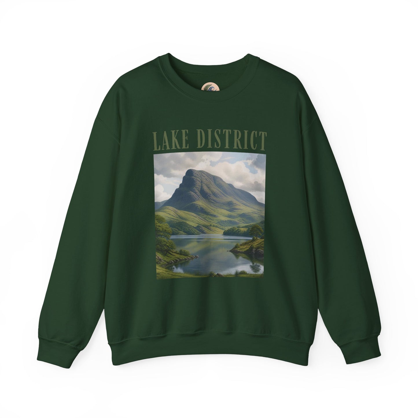 Lake District Scenic Sweatshirt — Vintage Landscape Crewneck