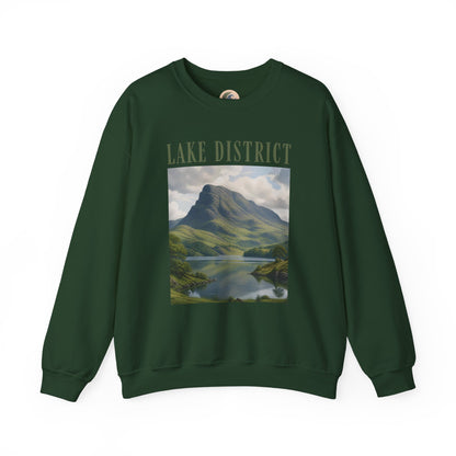 Lake District Scenic Sweatshirt — Vintage Landscape Crewneck